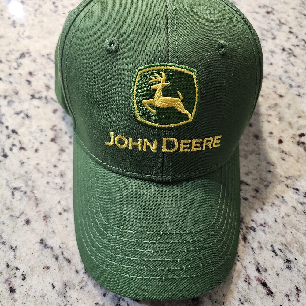 John Deere Green Cap with Yellow Embroidered Logo